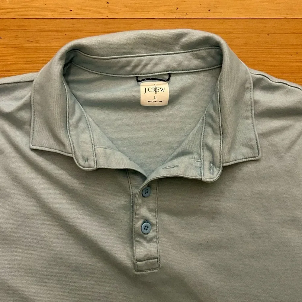 J. Crew performance polo shirt with COOLMAX technology. Size L.